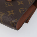 LOUIS VUITTON Monogram Pochette Arche Waist Bag M51975 LV Auth BA15483-15