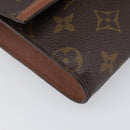 LOUIS VUITTON Monogram Pochette Arche Waist Bag M51975 LV Auth BA15483-14