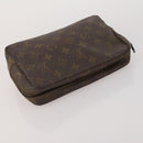 LOUIS VUITTON Monogram Clutch Bag 3 Set LV Auth BA15484-11