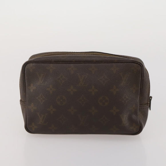 LOUIS VUITTON Monogram Clutch Bag 3 Set LV Auth BA15484