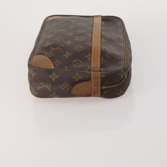 LOUIS VUITTON Monogram Clutch Bag 3 Set LV Auth BA15484