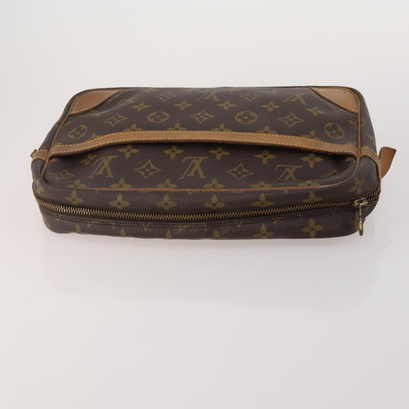 LOUIS VUITTON Monogram Clutch Bag 3 Set LV Auth BA15484