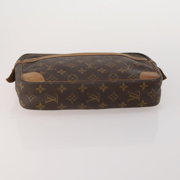 LOUIS VUITTON Monogram Clutch Bag 3 Set LV Auth BA15484
