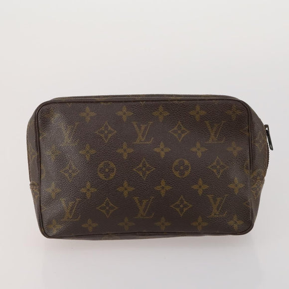 LOUIS VUITTON Monogram Clutch Bag 3 Set LV Auth BA15484