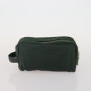 LOUIS VUITTON Epi Taiga Clutch Bag 2 Set Black Green LV Auth BA15485-12