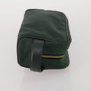 LOUIS VUITTON Epi Taiga Clutch Bag 2 Set Black Green LV Auth BA15485-13