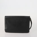LOUIS VUITTON Epi Taiga Clutch Bag 2 Set Black Green LV Auth BA15485-3