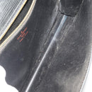 LOUIS VUITTON Epi Taiga Clutch Bag 2 Set Black Green LV Auth BA15485-9