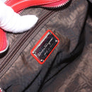 Salvatore Ferragamo Gancini Hand Bag patent Red Silver Auth BA15486-21