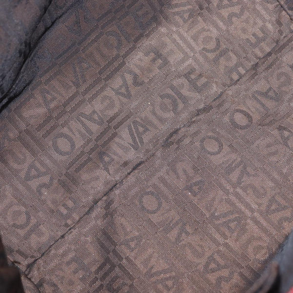 Salvatore Ferragamo Gancini Hand Bag patent Red Silver Auth BA15486