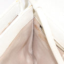 GIVENCHY Shoulder Bag Leather White Gold Auth BA1549-20