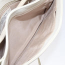 GIVENCHY Shoulder Bag Leather White Gold Auth BA1549-22