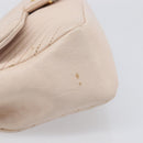 CHANEL V-stitched Chain Shoulder Bag Lamb Skin Ivory Gold Tone CC Auth BA15491V-6