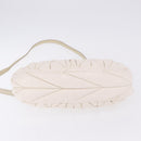 Miu Miu Matelasse Hand Bag Patent 2way White Gold Tone Auth BA15492A-5