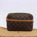 LOUIS VUITTON Monogram Compiegne 23 Clutch Bag M51847 LV Auth BA15497A-12