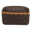 LOUIS VUITTON Monogram Compiegne 23 Clutch Bag M51847 LV Auth BA15497A-13