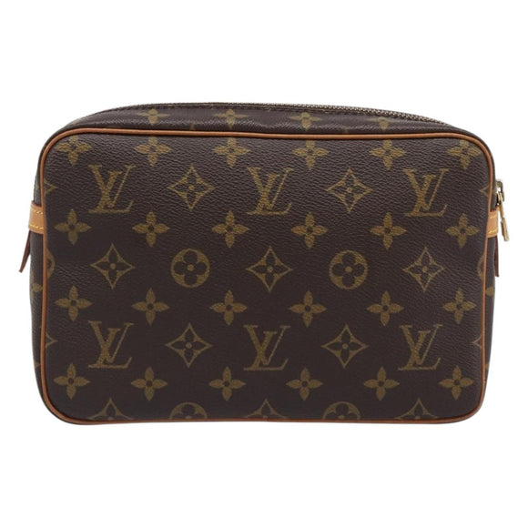 LOUIS VUITTON Monogram Compiegne 23 Clutch Bag M51847 LV Auth BA15497A