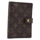 LOUIS VUITTON Monogram Agenda PM Day Planner Cover R20005 LV Auth BA15498-1