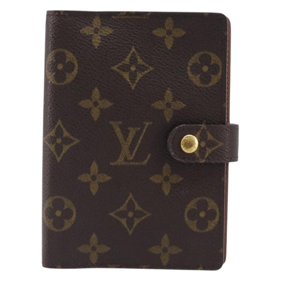 LOUIS VUITTON Monogram Agenda PM Day Planner Cover R20005 LV Auth BA15498