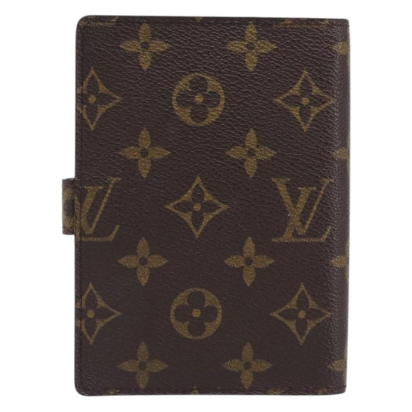 LOUIS VUITTON Monogram Agenda PM Day Planner Cover R20005 LV Auth BA15498