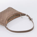 LOUIS VUITTON Monogram Satin Little Boulogne Hand Bag Beige M92143 Auth BA15499A-7