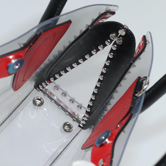 Christian Louboutin Hand Bag Vinyl 2way Clear Auth BA154V