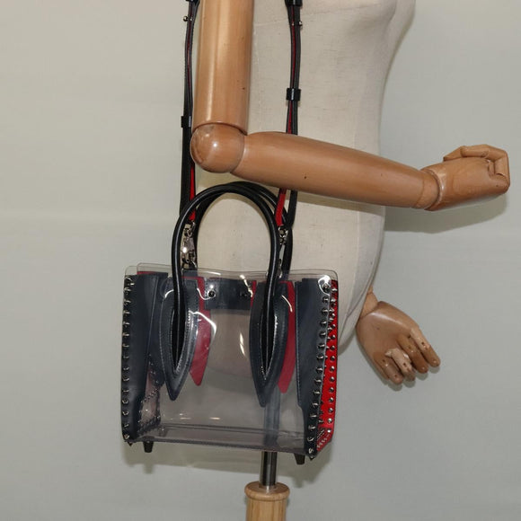 Christian Louboutin Hand Bag Vinyl 2way Clear Auth BA154V