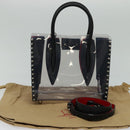 Christian Louboutin Hand Bag Vinyl 2way Clear Auth BA154A-12