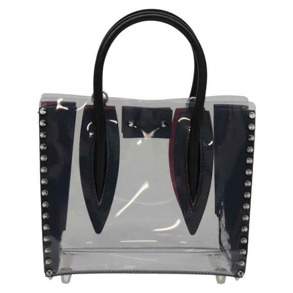 Christian Louboutin Hand Bag Vinyl 2way Clear Auth BA154V
