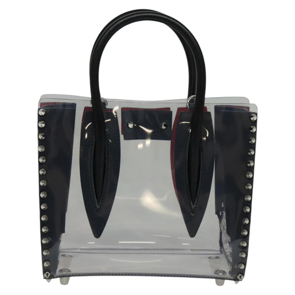 Christian Louboutin Hand Bag Vinyl 2way Clear Auth BA154A