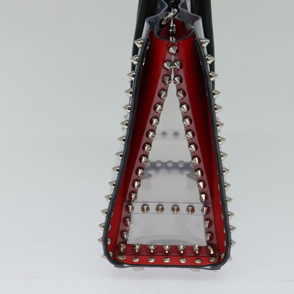 Christian Louboutin Hand Bag Vinyl 2way Clear Auth BA154A