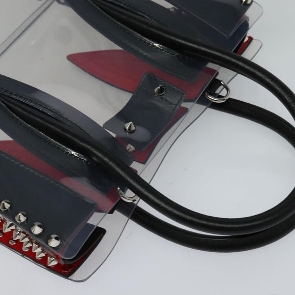 Christian Louboutin Hand Bag Vinyl 2way Clear Auth BA154V