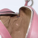 GUCCI GG Blooms Chain Shoulder Bag PVC Leather Beige Silver 409535 Auth BA15501V-21
