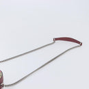GUCCI GG Blooms Chain Shoulder Bag PVC Leather Beige Silver 409535 Auth BA15501V-14