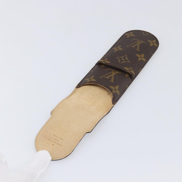 LOUIS VUITTON Monogram Etui Stylo Pen Case M62990 LV Auth BA15503