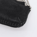 Stella MacCartney Falabella Hand Bag Suede 2way Black Silver Auth BA15506A-12