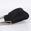 Stella MacCartney Falabella Hand Bag Suede 2way Black Silver Auth BA15506A-4