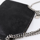 Stella MacCartney Falabella Hand Bag Suede 2way Black Silver Auth BA15506A-6
