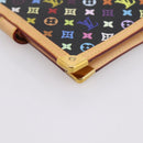 LOUIS VUITTON Monogram Multicolor Agenda PM Planner Black R20895 Auth BA15508V-16