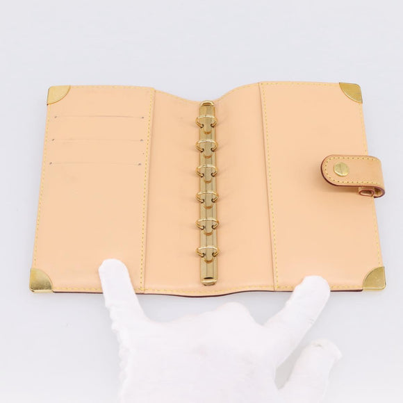 LOUIS VUITTON Monogram Multicolor Agenda PM Planner Black R20895 Auth BA15508V