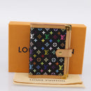 LOUIS VUITTON Monogram Multicolor Agenda PM Planner Black R20895 Auth BA15508V-12