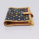 LOUIS VUITTON Monogram Multicolor Agenda PM Planner Black R20895 Auth BA15508V-6