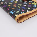 LOUIS VUITTON Monogram Multicolor Agenda PM Planner Black R20895 Auth BA15508V-14