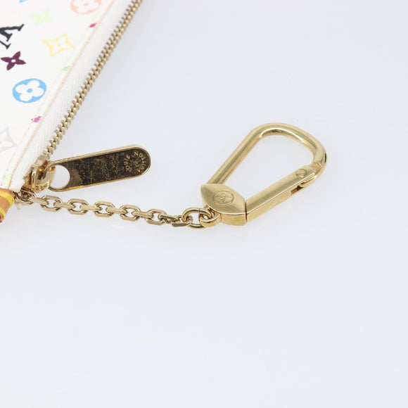 LOUIS VUITTON Monogram Multicolor Pochette Cles Coin Purse M92655 Auth BA15510V