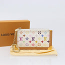 LOUIS VUITTON Monogram Multicolor Pochette Cles Coin Purse M92655 Auth BA15510V-12