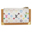 LOUIS VUITTON Monogram Multicolor Pochette Cles Coin Purse M92655 Auth BA15510V-2