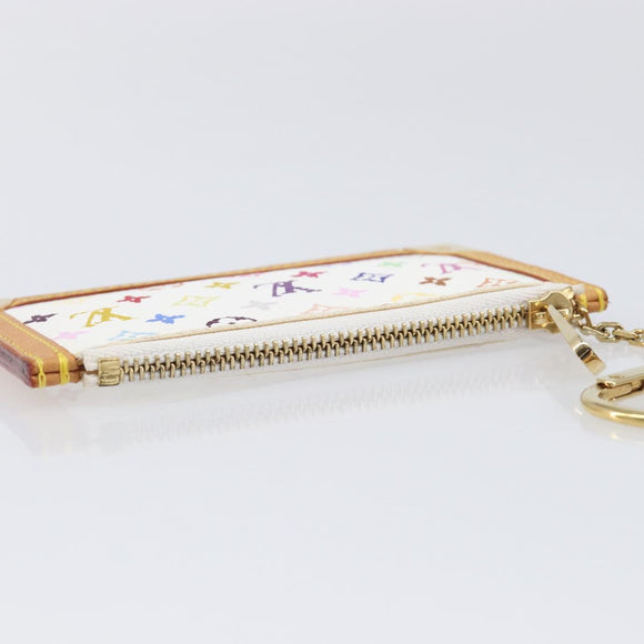 LOUIS VUITTON Monogram Multicolor Pochette Cles Coin Purse M92655 Auth BA15510V