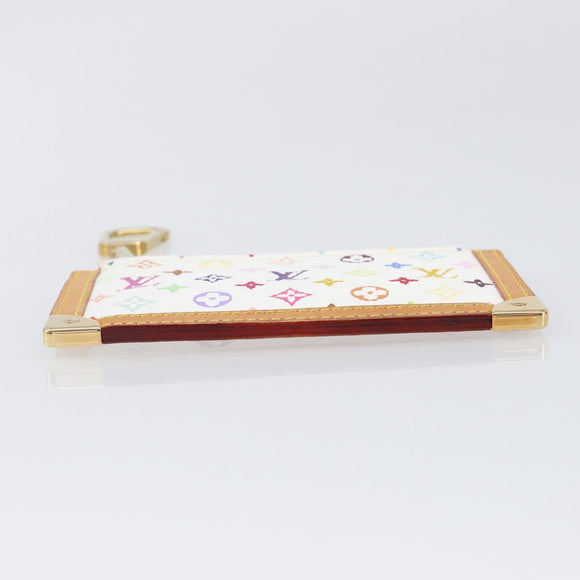 LOUIS VUITTON Monogram Multicolor Pochette Cles Coin Purse M92655 Auth BA15510V