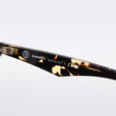 BURBERRY Sunglasses Plastic Brown Gold Tone Auth BA15511-10