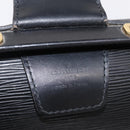 LOUIS VUITTON Epi Serviette Fermoir Business Bag Black M54352 LV Auth BA15512-22